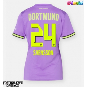 Borussia Dortmund Daniel Svensson #24 Dámské Alternativní Dres 2026-27 Krátký Rukáv